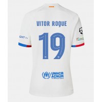 Camisa de time de futebol Barcelona Vitor Roque #19 Replicas 2º Equipamento 2023-24 Manga Curta